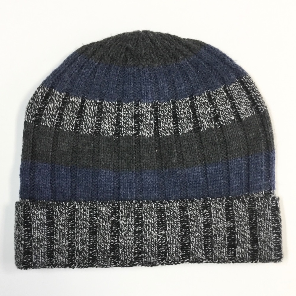 NWOT The Rail Striped Ribbed Beanie